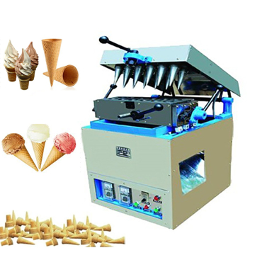 Commercial soft ice cream cone machine making machine