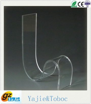 acrylic candle holder cardboard display stand for shoe