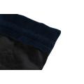 Velvet round pouch with black string