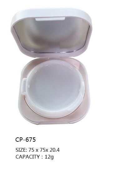 Cosmetic empty cushion compact powder foundation case