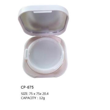 Cosmetic empty cushion compact powder foundation case