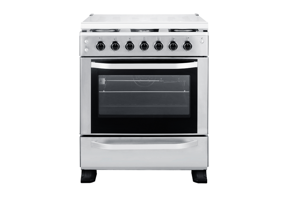 S/S 5 Burner Gas stove with oven