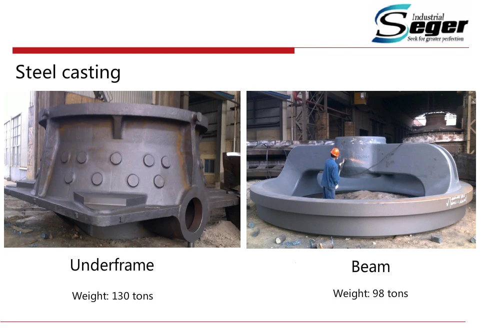 OEM Large Carbon Steel Alloy Steel Casting Accessories with CNC Machine