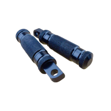 Black CNC Billet Motorcycle Engine Guard Foot Rests