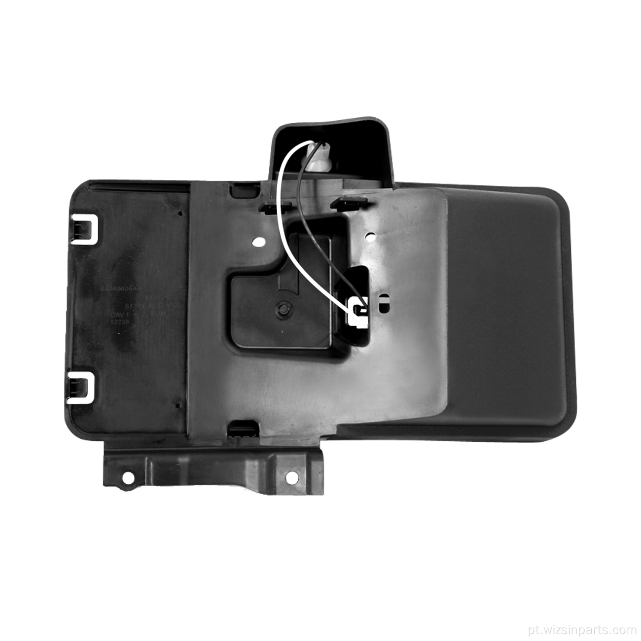 Placa de licença com luz para 2007-2018 Jeep Wrangler JK