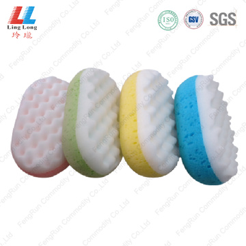 Seaweed 2 sides color bath sponge