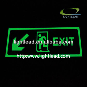 night glow markings sheet for safety sign, traffic sign with high brightness