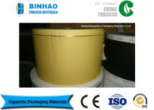 CE / ROHS / SGS White Colored Cigarette Tipping Paper With Golden Line