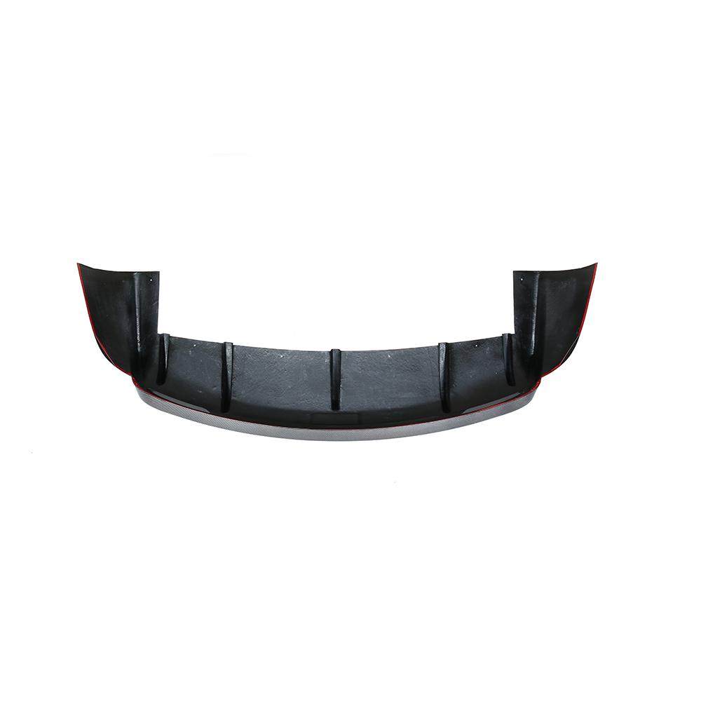 RZ Style Carbon Fiber Rear Bumper Diffuser Lip for Tesla Model X 75D 90D P90D 100D P100D 16-18
