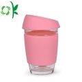 Nhà máy gốm Silicone Cup Sleeve với nắp che