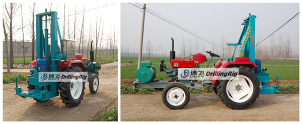 Large Diameter Dft-450 Tractor Drilling Rig for Water Wells