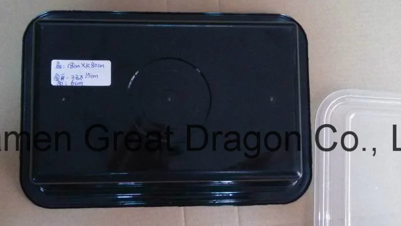 Plastic Microwave Rectangle Container (Lunch Box) (LB12010)