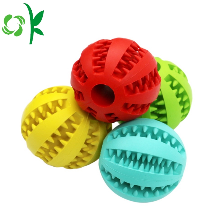 Dog Teeth Cleaning Toy Ball Silicone Pet Ball