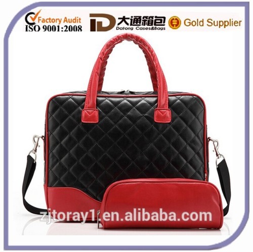 2015 latest Fashion Lady's Leather Computer Bag Portable Laptop Bag