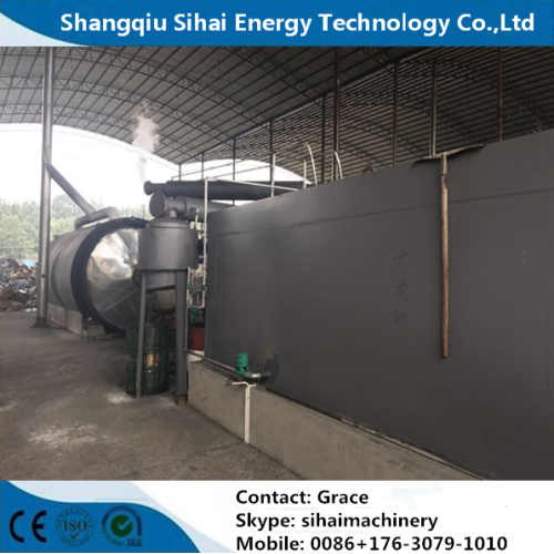 Newly Design Waste Tire Pyrolysis Unit