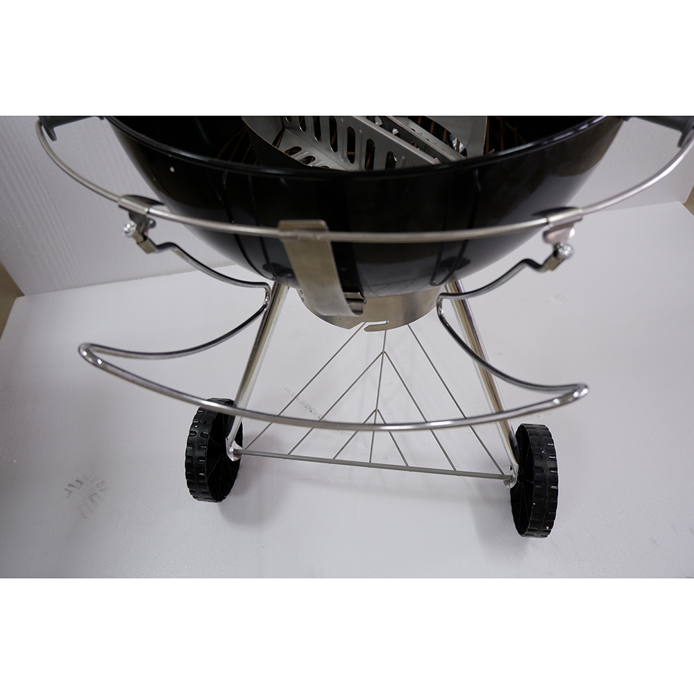 Aċċessorji tal-barbikju li jiżżerżqu jkopru rack għall-barbecue tal-kitla