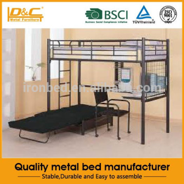 Hot selling fashion modern metal hostel bed cheap loft beds dorm bed