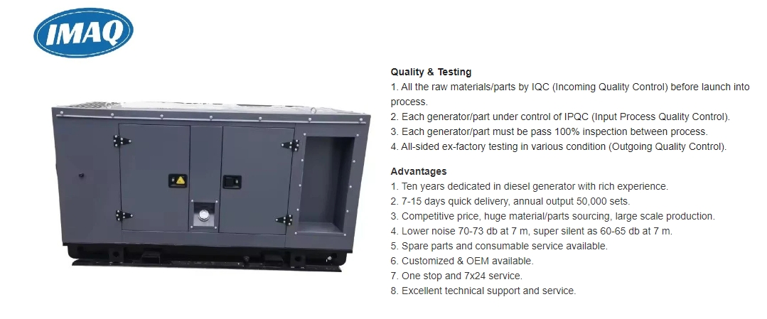 Diesel Generator High Quality 20 kVA 柴油发电机 高品质 20 kVA