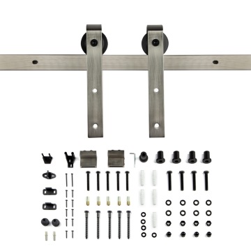 Satin Nickel Fashionable Sliding Hardware For Barn Door