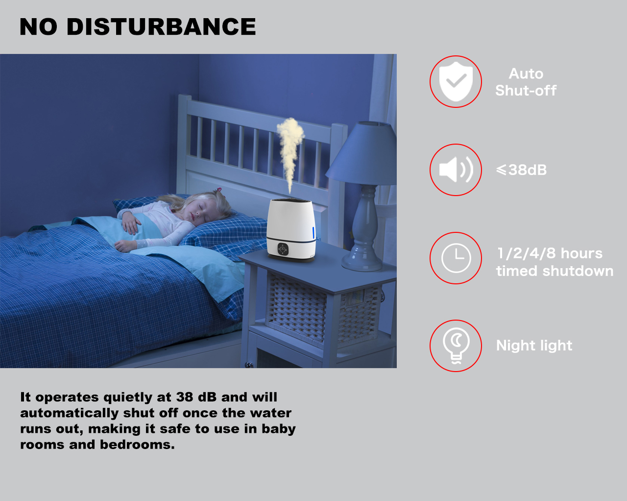 HTJ-2295A humidifier low noisy HTJ-2295A humidifier low noisy