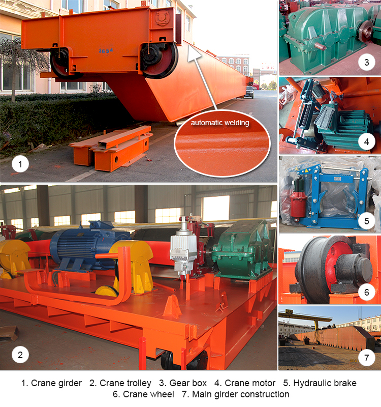 Very Popular Ladle Hook Lift Crane For Lifting Marble Blocks