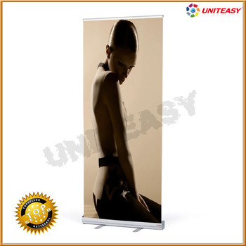 electric roll up banner stand