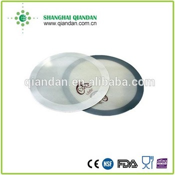 Round fiberglass Silicon Baking Mat/non stick baking mat