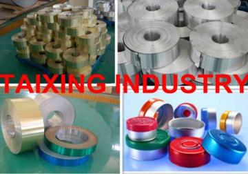 lacquer aluminium strip for vial seals