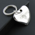 Promotional Metal Heart-shaped Keyrings