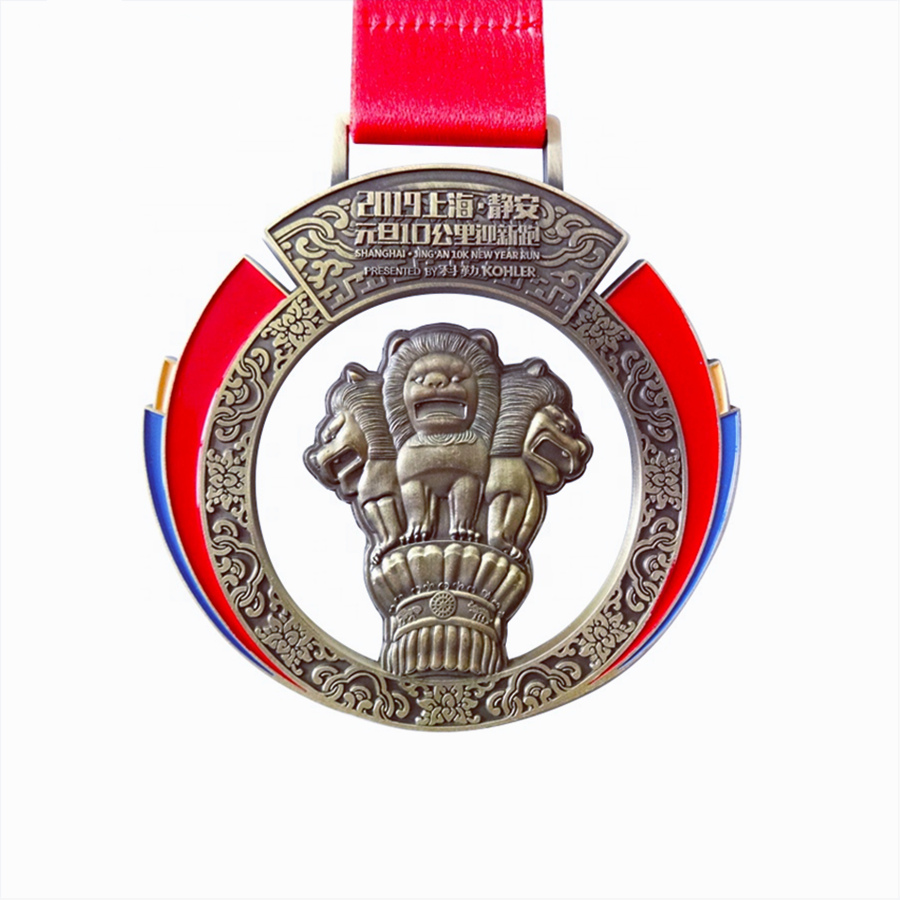 Anpassad Shanghai 10k nyårskör medalj