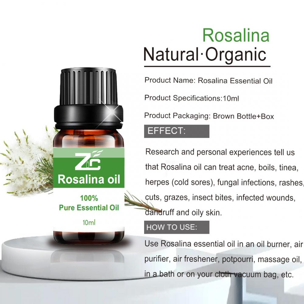 Bouteilles d&#39;herbe de qualité thérapeutique Rosalina 10 ml