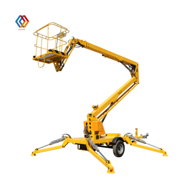 Diesel Engine Power Tow-Behind Aerial Work Platform Boom Lift