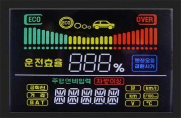 LCD Instrument Gas Station For Car Fuel Level