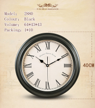 High quality of round wall clock ,silent sweep wall clock, christmas gift clock