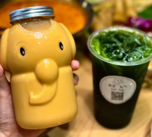 Clear Plastic Cold Pressed Juice and Bubble Tea Bottles