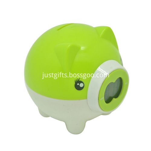 Promotional Plastic Electronic Saving Pot Clock_1