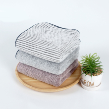super absorbent stripe yarn dyed microfiber towel set