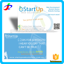 High quality China supplier paper visiting card design sample