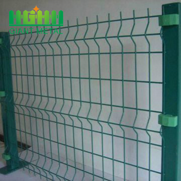 Triangle bending garden wire mesh fence