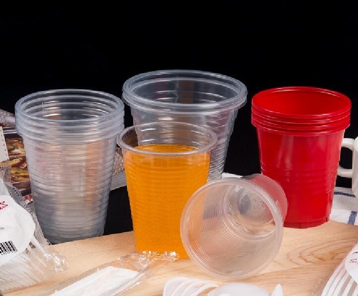 Red Disposable PP Plastic Cup