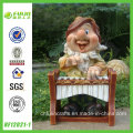 Figurine di musicista serie Garden Gnome della resina (NF12021-1)