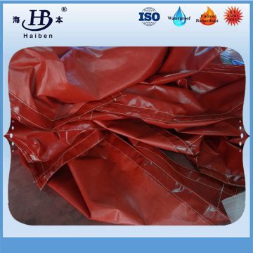 High strength finished pvc tarpaulin sheets minerals usage