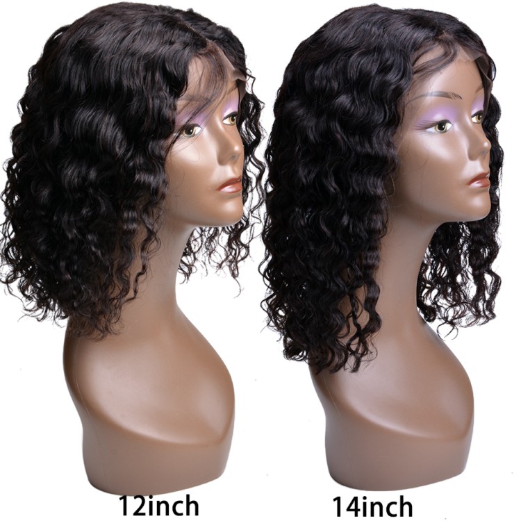 Dropshipping Preplucked Wigs Human Hair Virgin Brazilian Lace Front Wig Perruques Naturelles Courtes Raw Hair