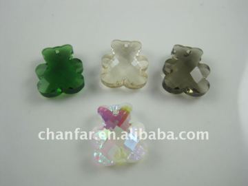 Crystal Bear pendants