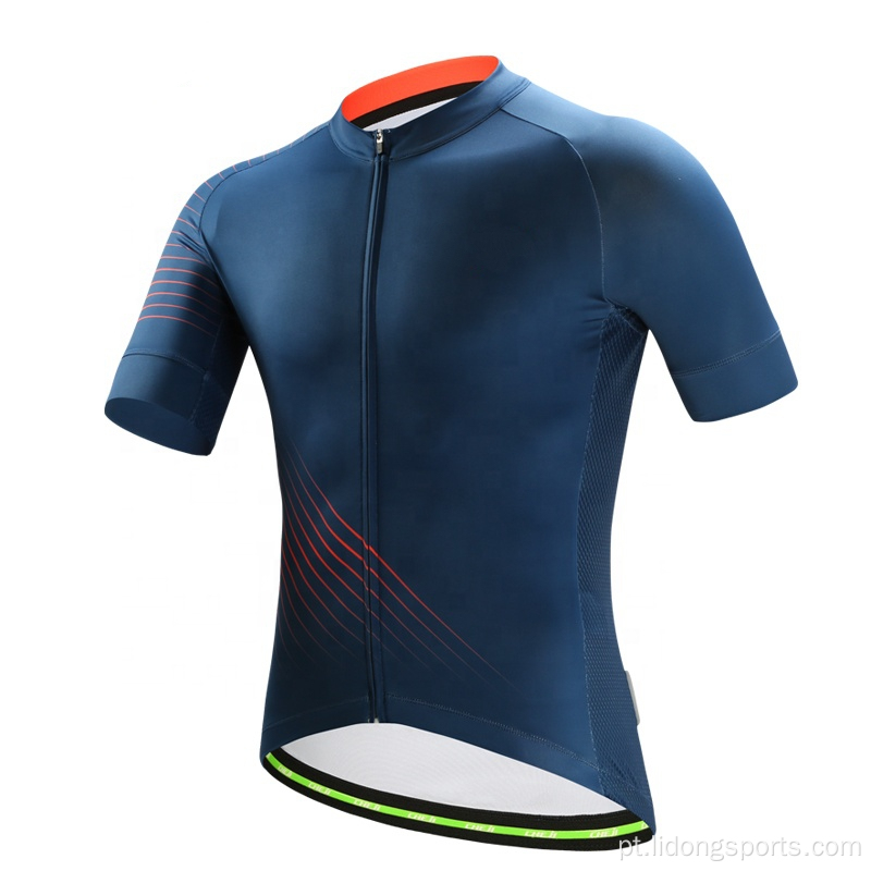 Summer Cycling Cycling Jersey Mangas curtas Mangas de bicicleta