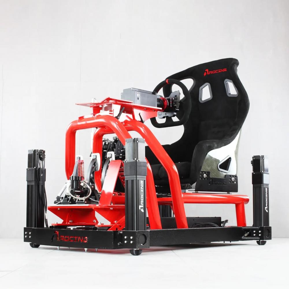 simulator with motion red powder coating