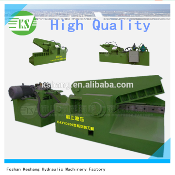 Q43YD-200 Hydraulic Scrap Metal Rod Alligator Shears