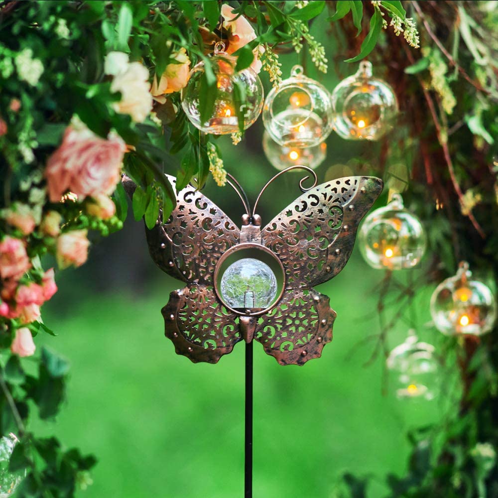Zonne -vlinder metalen lichten decoratie