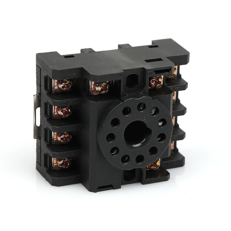 SAIPWELL 10F-3Z-C1(PF113A) Top Style Custom Electrical 11 Pin Relay Socket Plastic Relay Socket