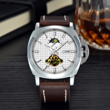 2016 custom fashion superior logo alarm chronograph mens watch